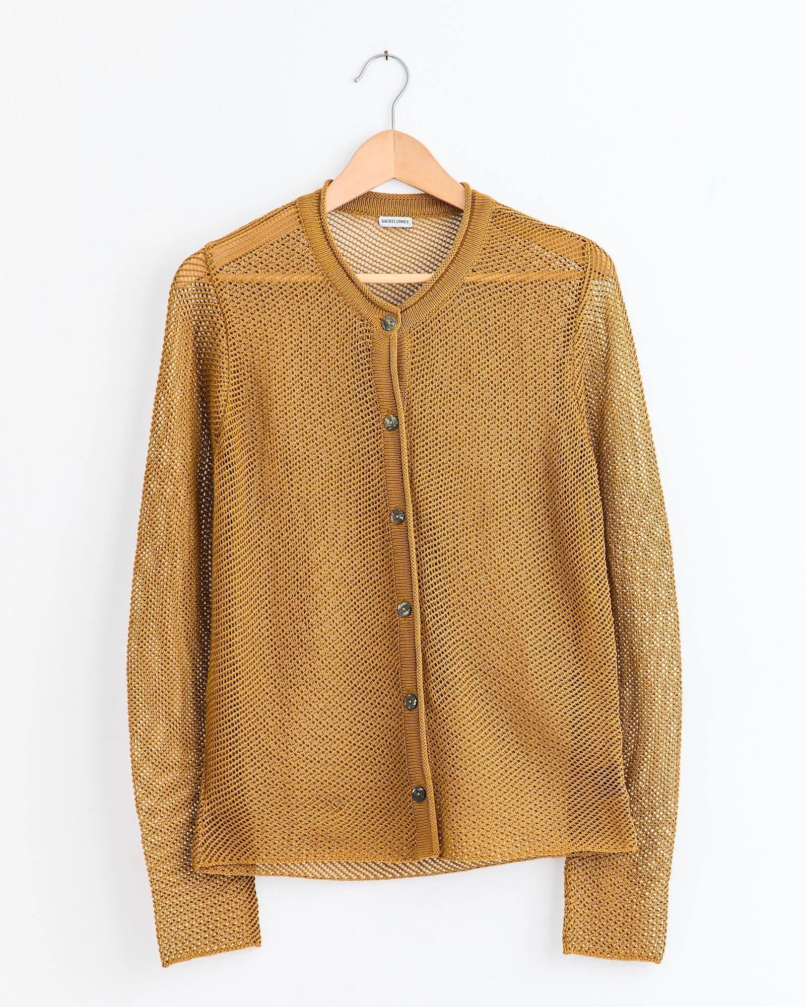 Dunn Cardigan in Dark Gold sold by Mohawk General Store