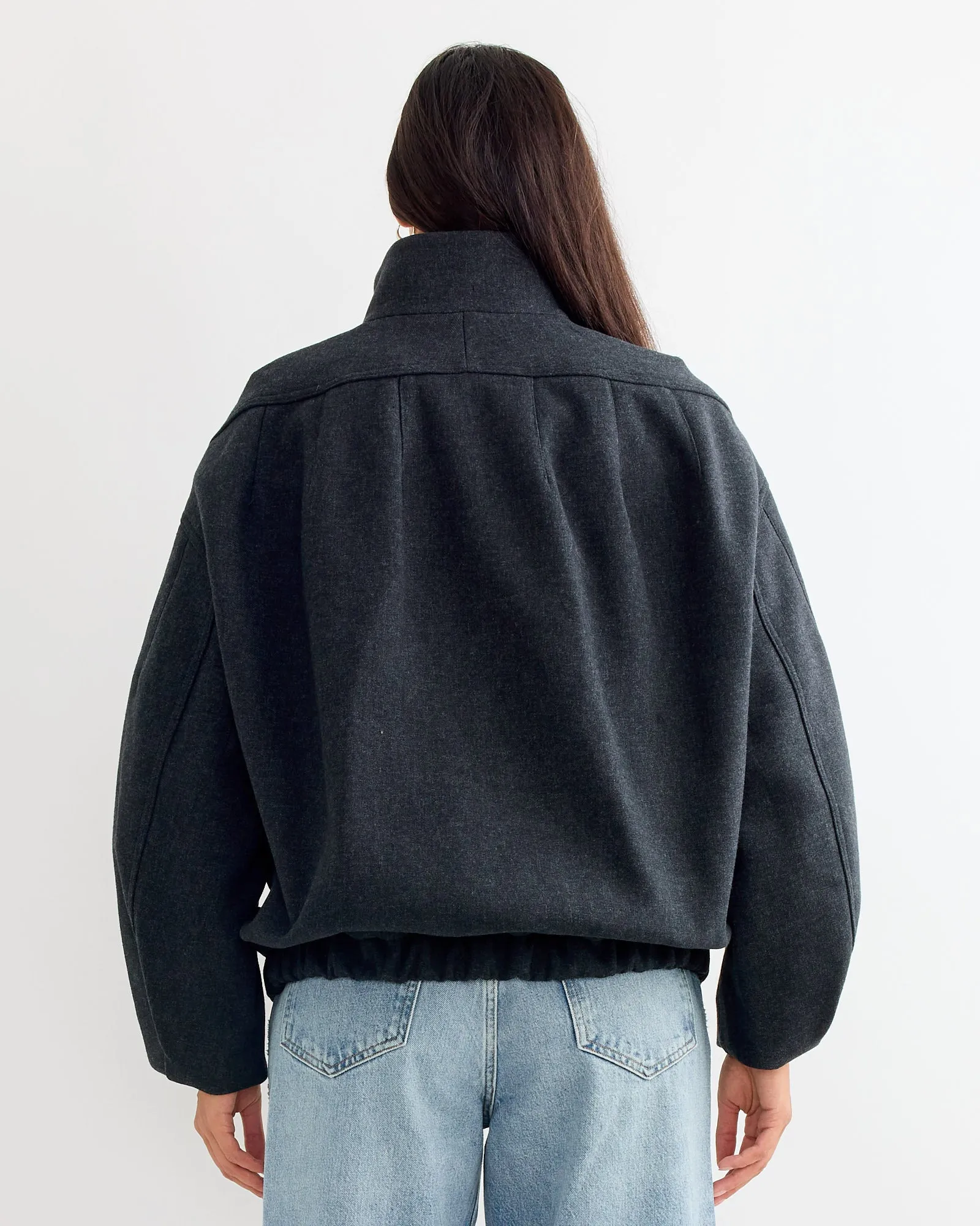 Loose Fit Jacket in Dark Grey sold by Mohawk General Store product image thumbnail 3