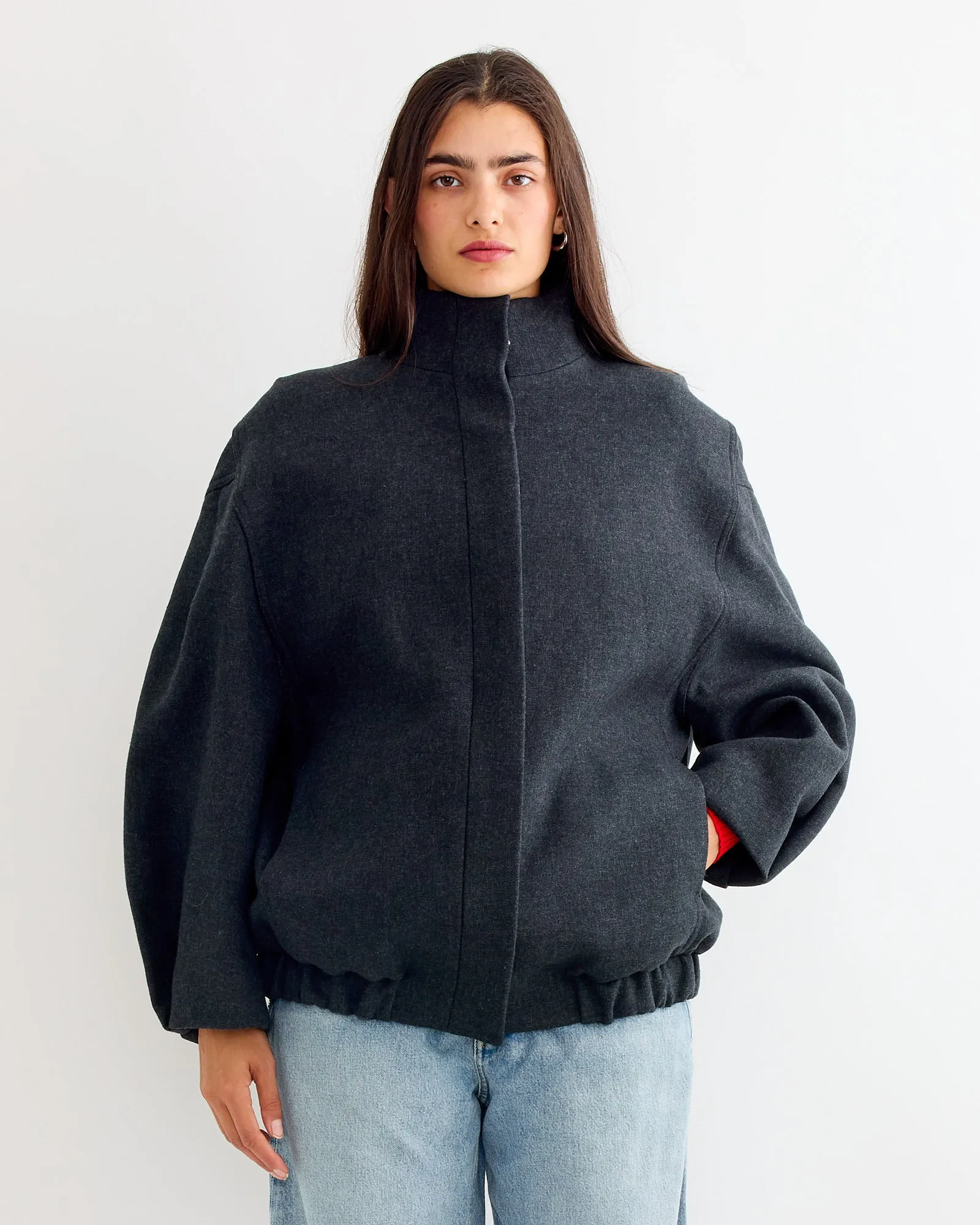 Loose Fit Jacket in Dark Grey sold by Mohawk General Store product image thumbnail 2