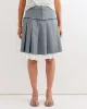 Tailored Midi Skirt in Grey sold by Mohawk General Store