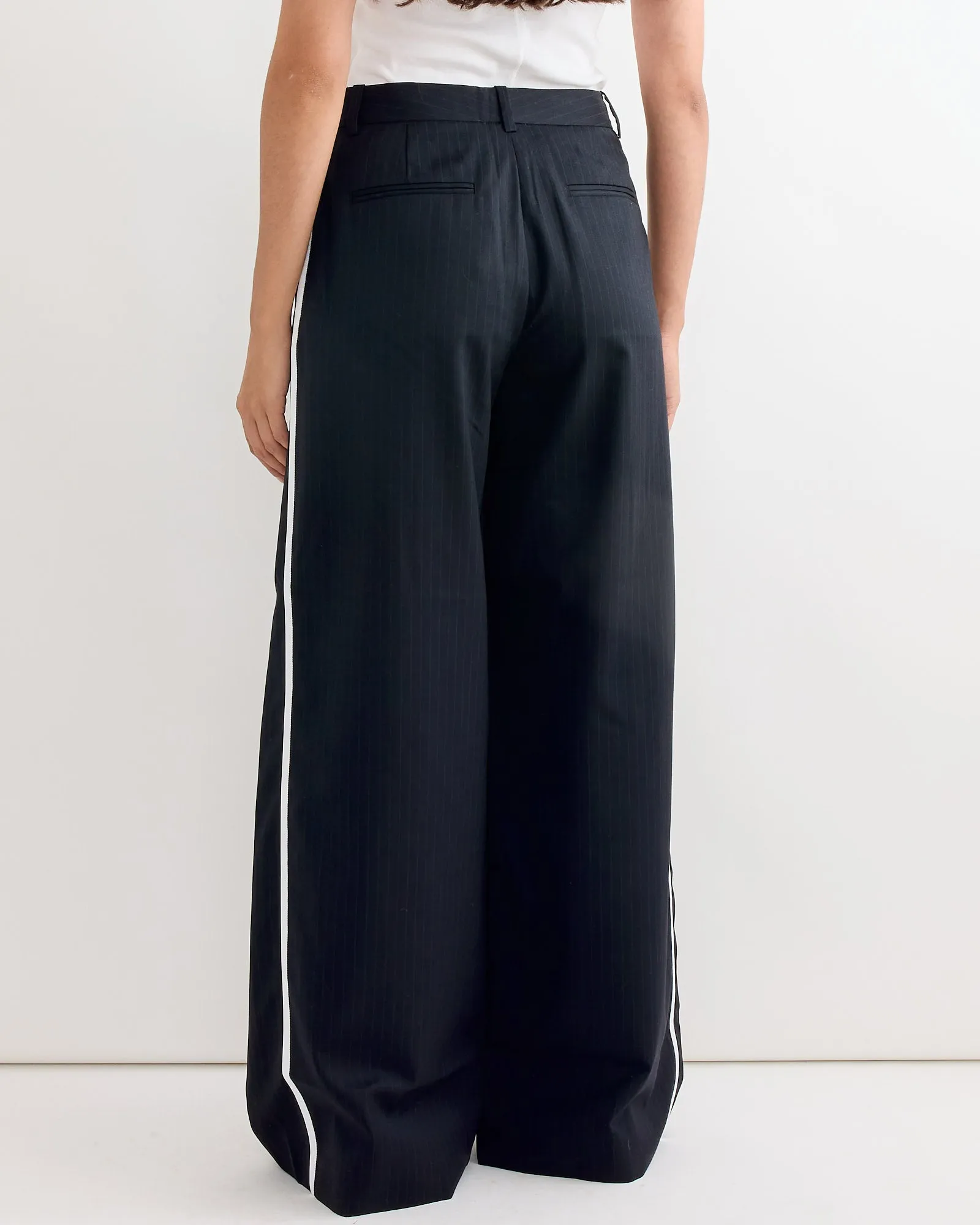 Side Stripe Homme Pant in Black Pinstripe sold by Mohawk General Store product image thumbnail 4