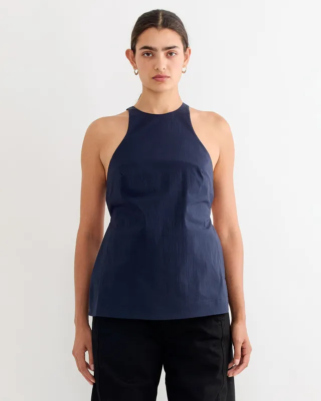 Racerback Top in Dark Ink made by St. Agni