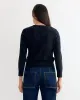 Wool Shrunken V Neck Sweater in Charcoal sold by Mohawk General Store