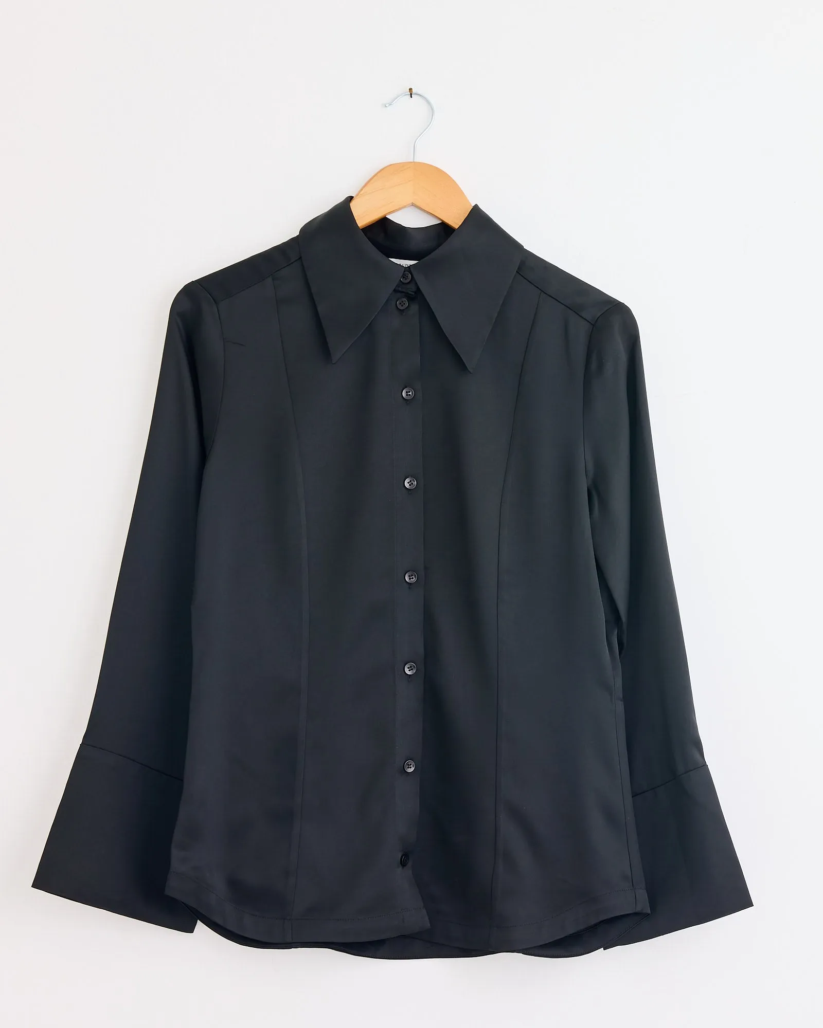 Rosiannas Satin Blouse in Black sold by Mohawk General Store