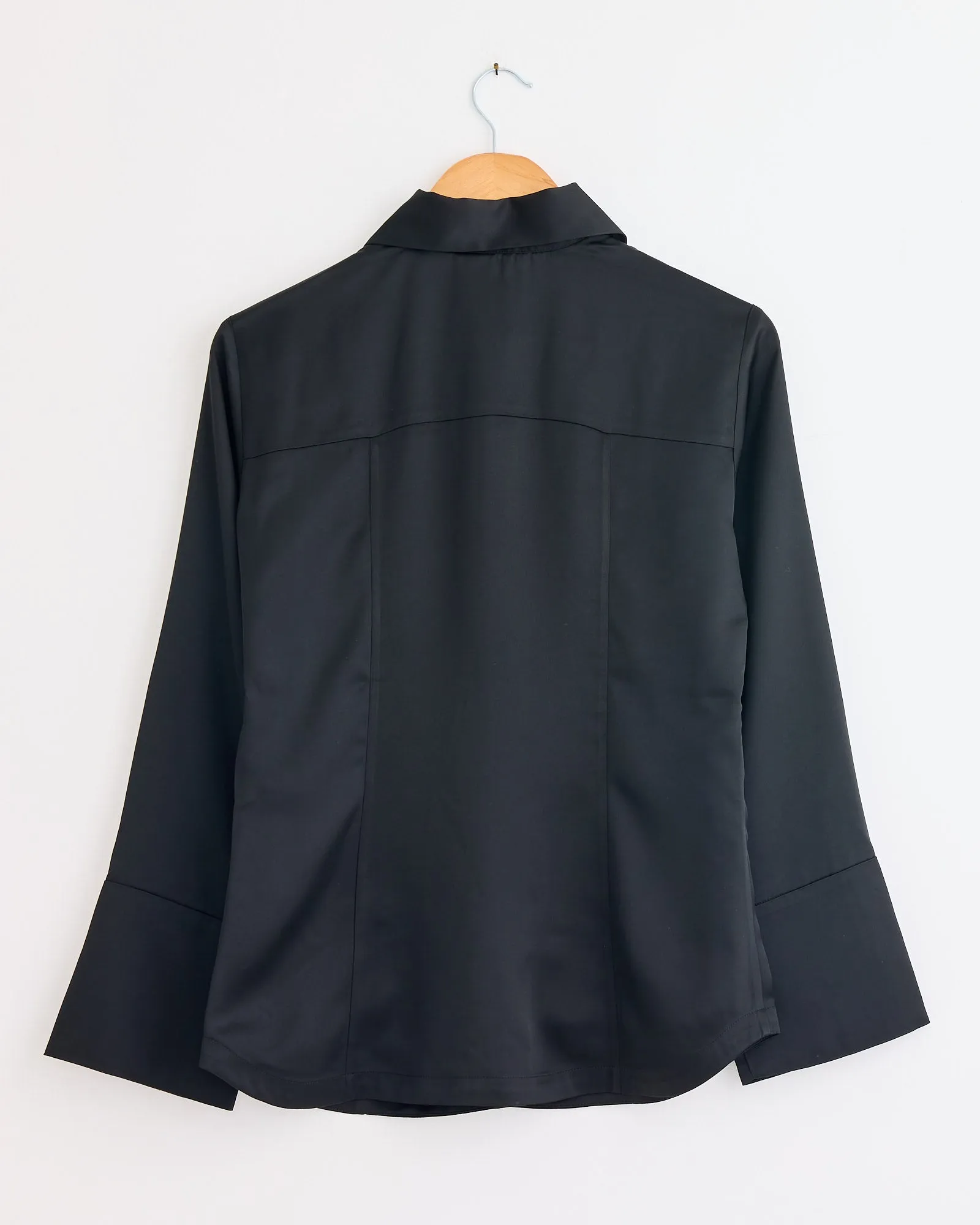 Rosiannas Satin Blouse in Black sold by Mohawk General Store product image thumbnail 3