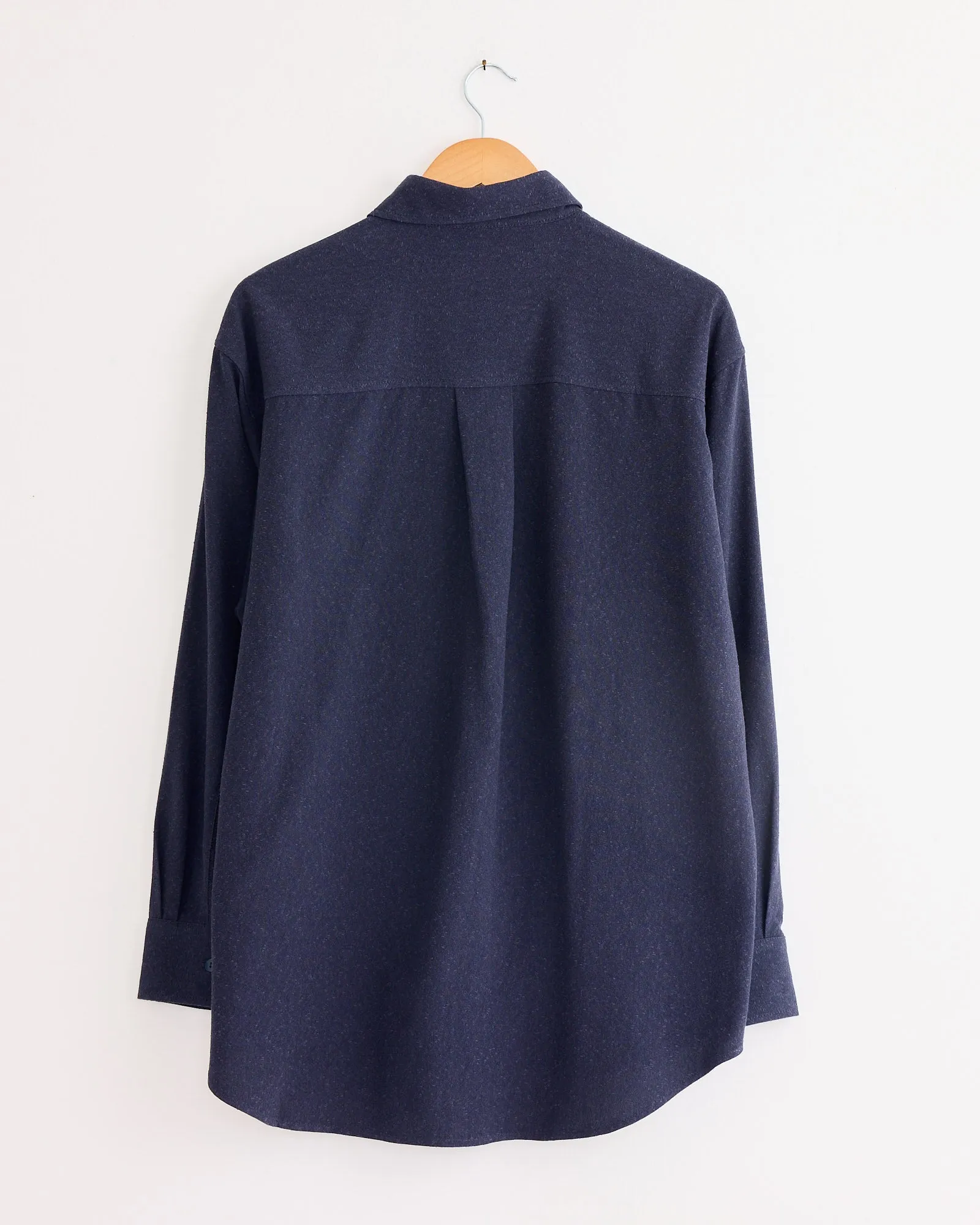 Textured Oversized Shirt in Navy sold by Mohawk General Store product image thumbnail 3