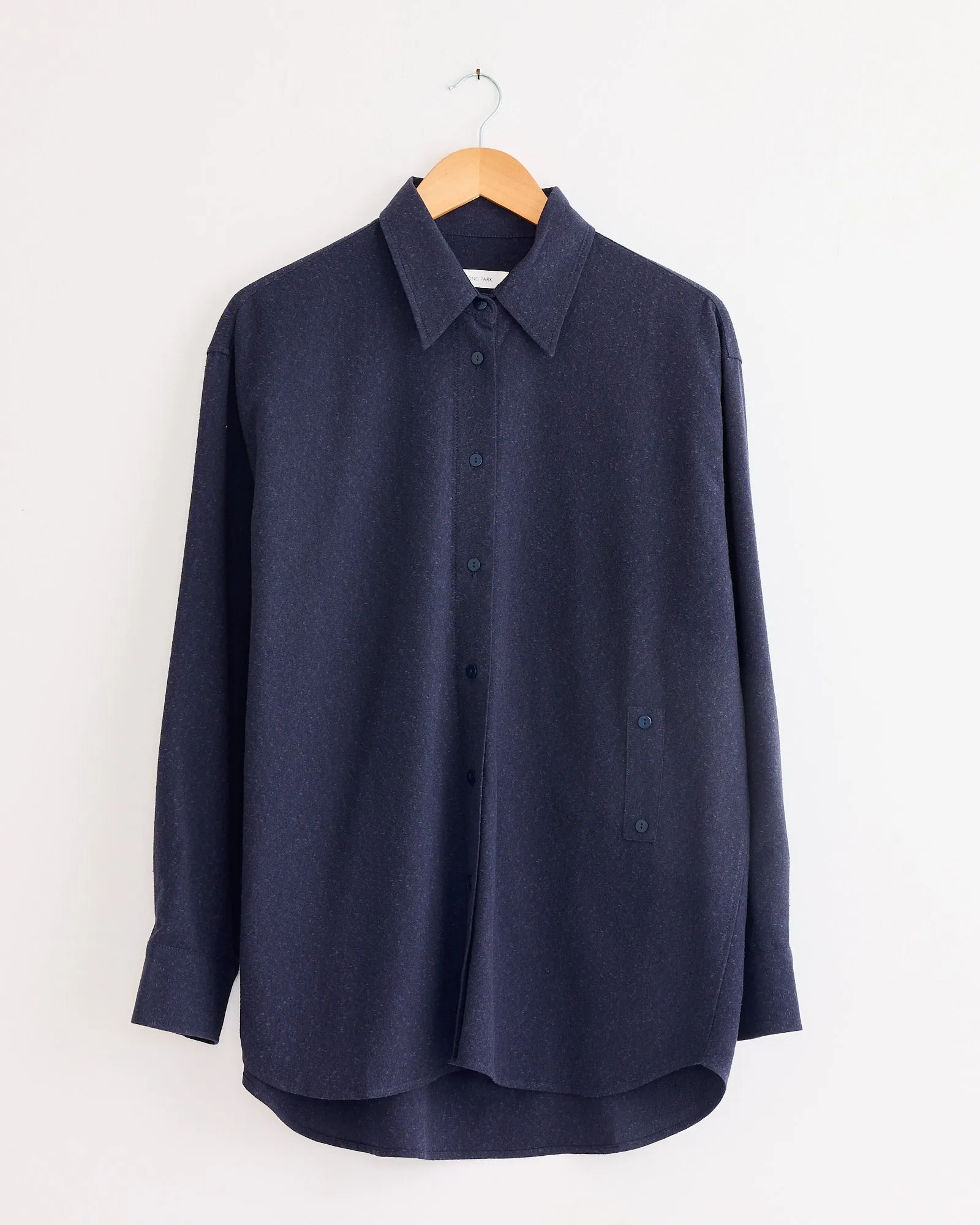 Textured Oversized Shirt in Navy sold by Mohawk General Store