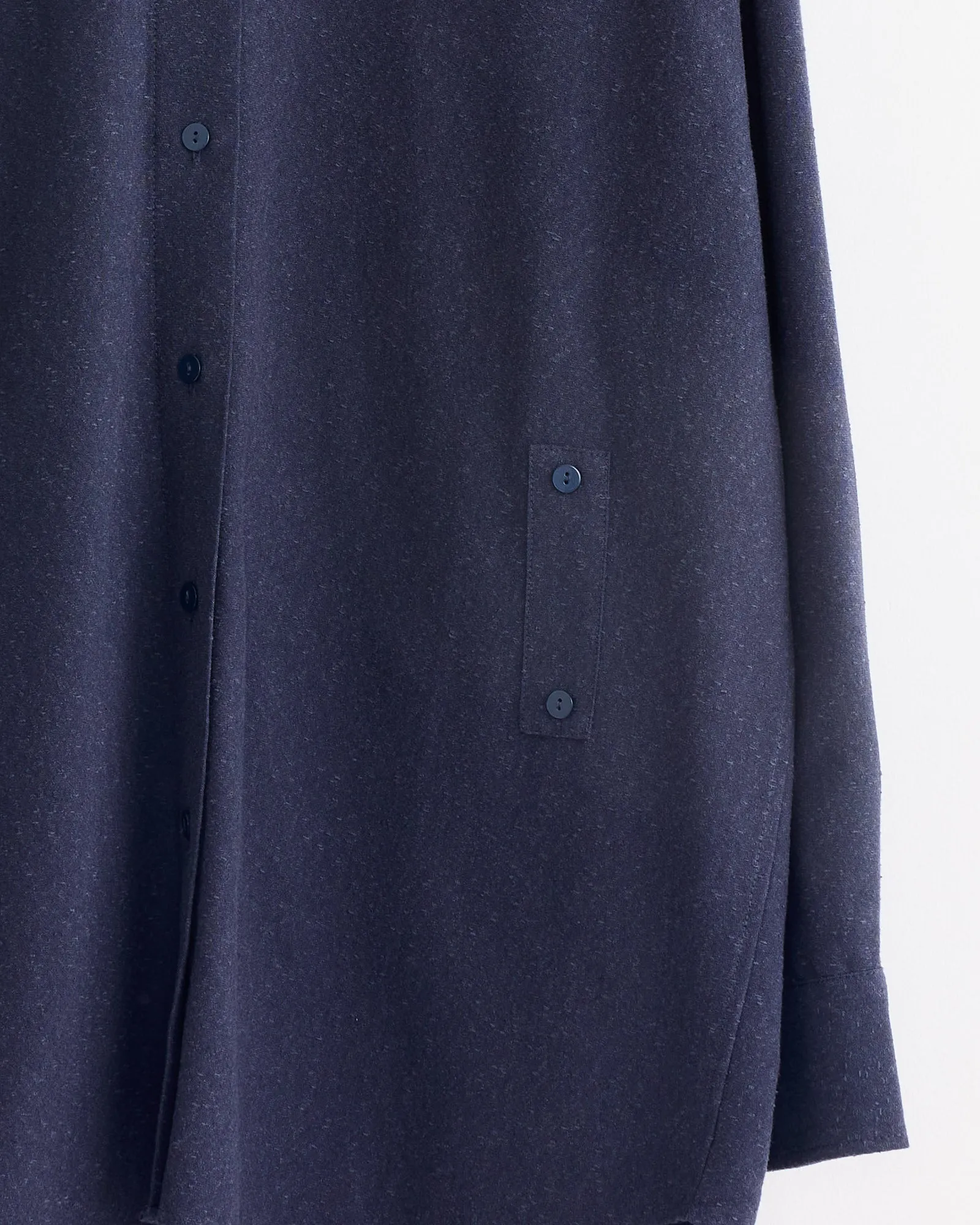 Textured Oversized Shirt in Navy sold by Mohawk General Store product image thumbnail 2