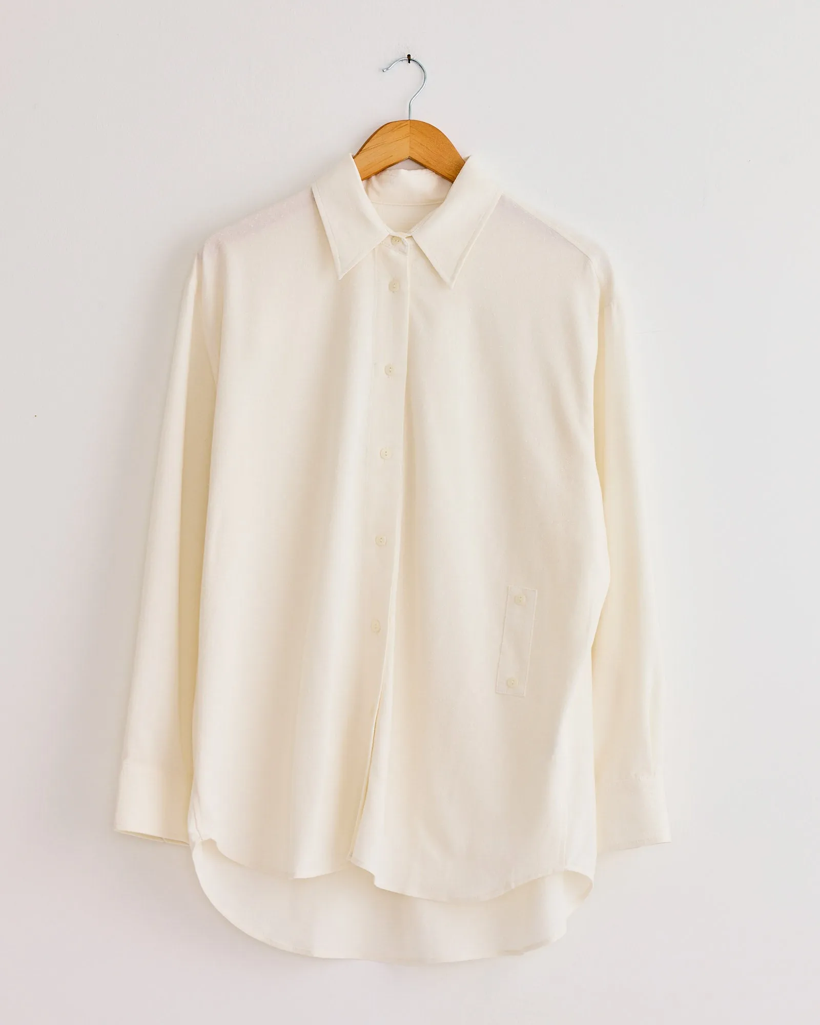 Textured Oversized Shirt in Ivory sold by Mohawk General Store