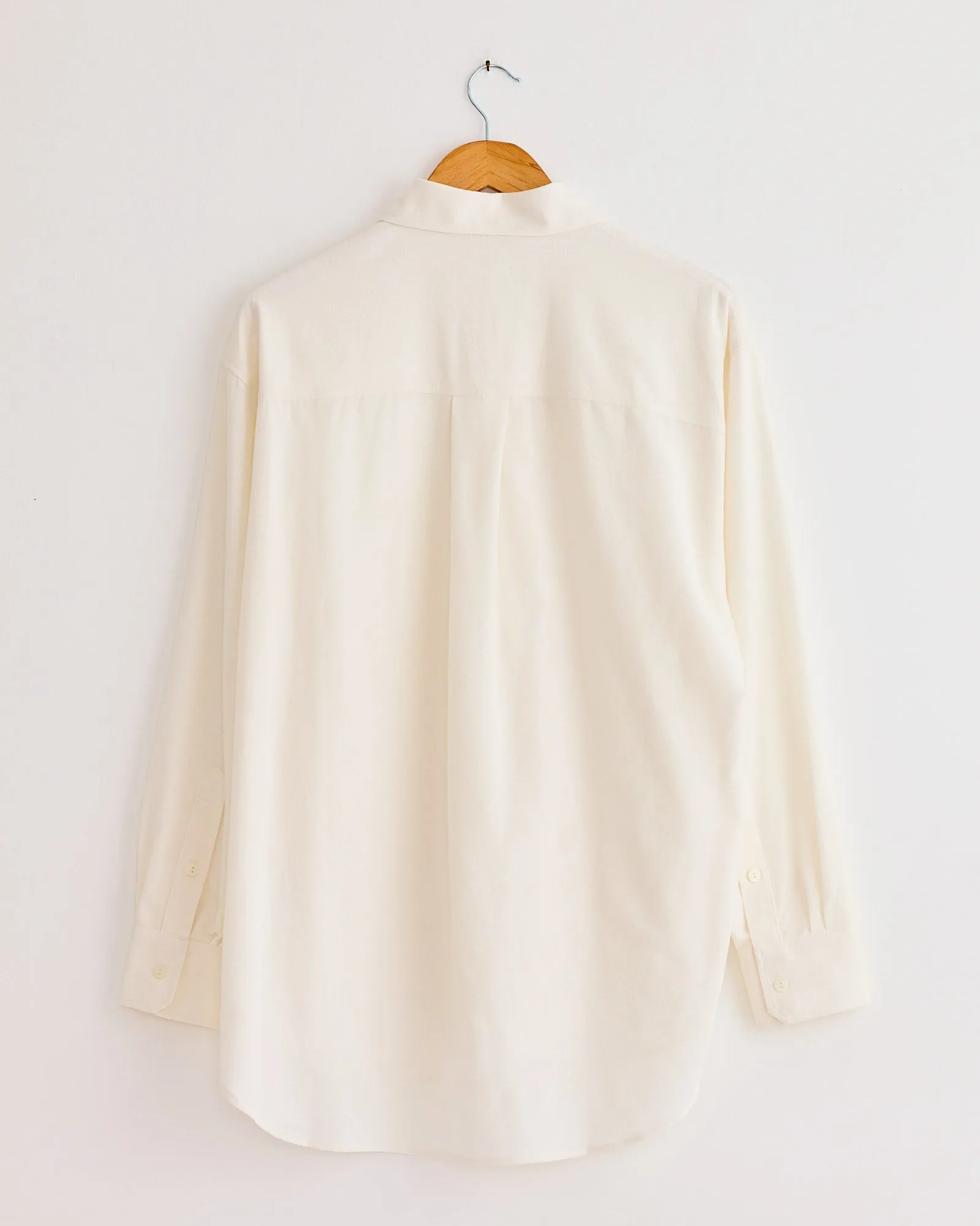 Textured Oversized Shirt in Ivory sold by Mohawk General Store product image thumbnail 3