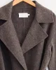 Handmade Belted Wool Coat in Brown sold by Mohawk General Store