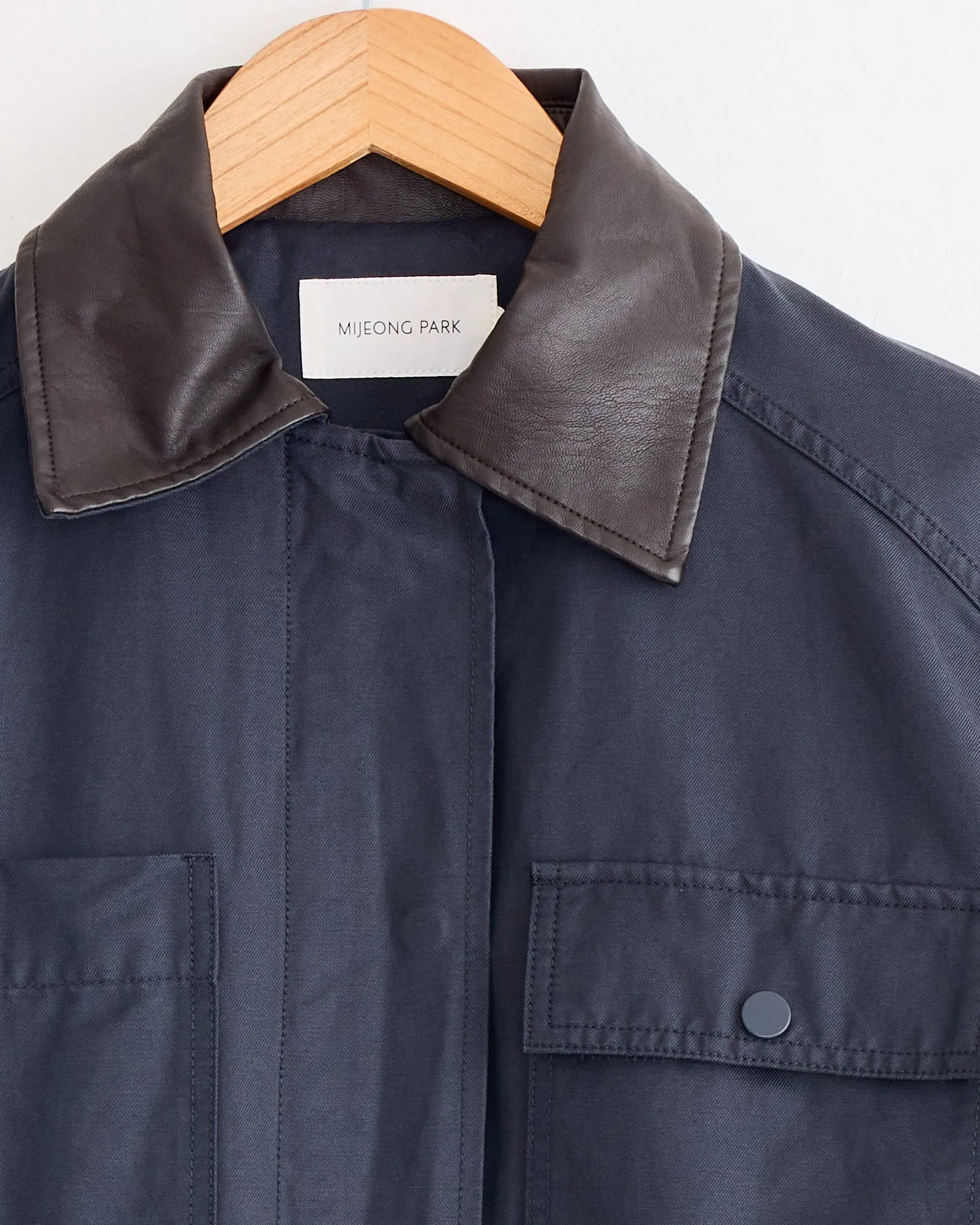 Contrast Collar Work Jacket in Navy sold by Mohawk General Store product image thumbnail 2