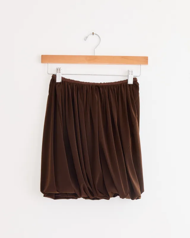 Twisted Maro Skirt in Brown sold by Mohawk General Store