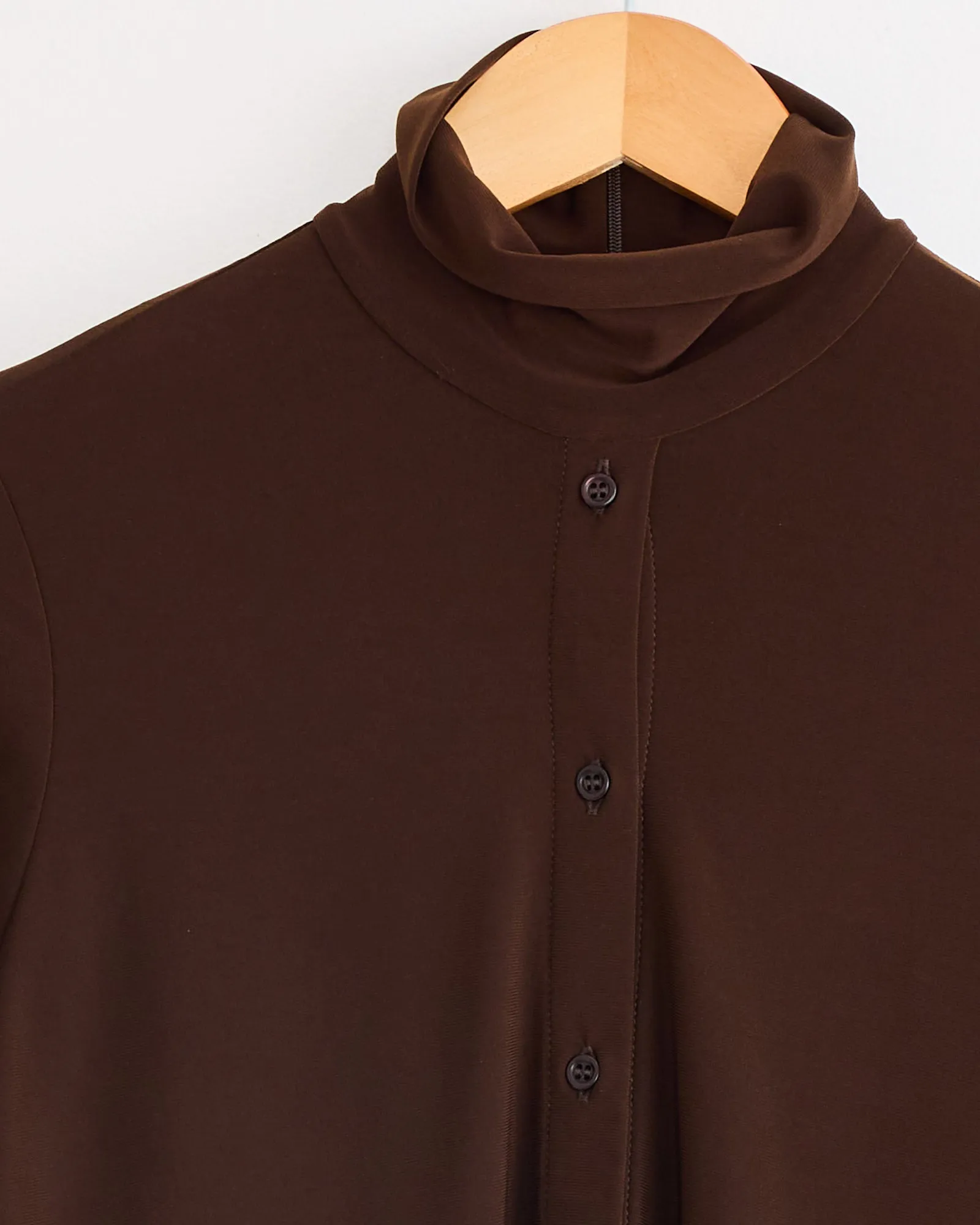 Button Down Rodin Blouse in Brown sold by Mohawk General Store product image thumbnail 2