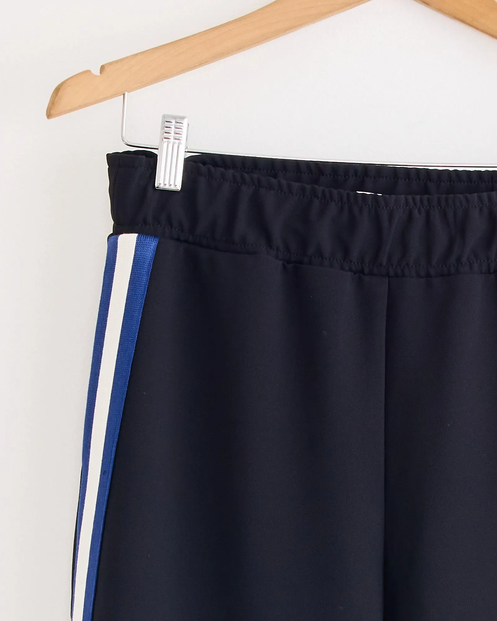 Woven Stripe Track Pant in Black sold by Mohawk General Store product image thumbnail 2