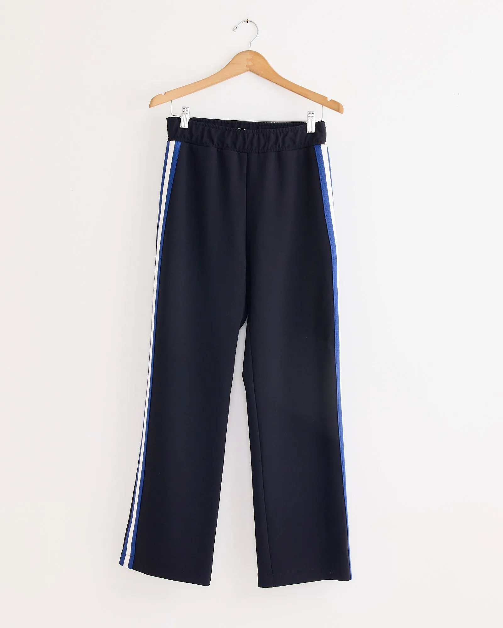 Woven Stripe Track Pant in Black sold by Mohawk General Store