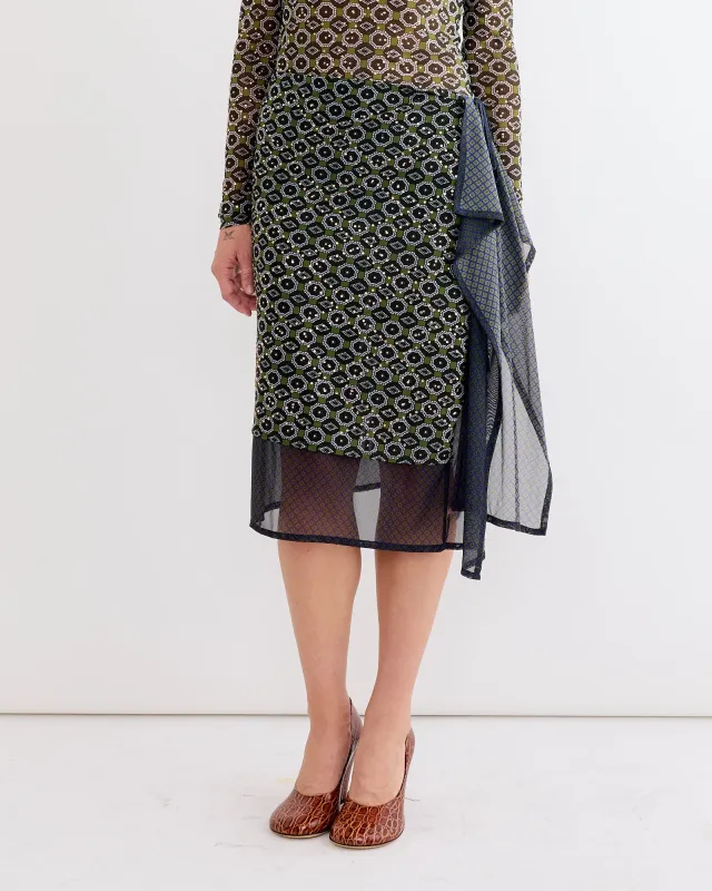 Embellished Skirt in Green sold by Mohawk General Store