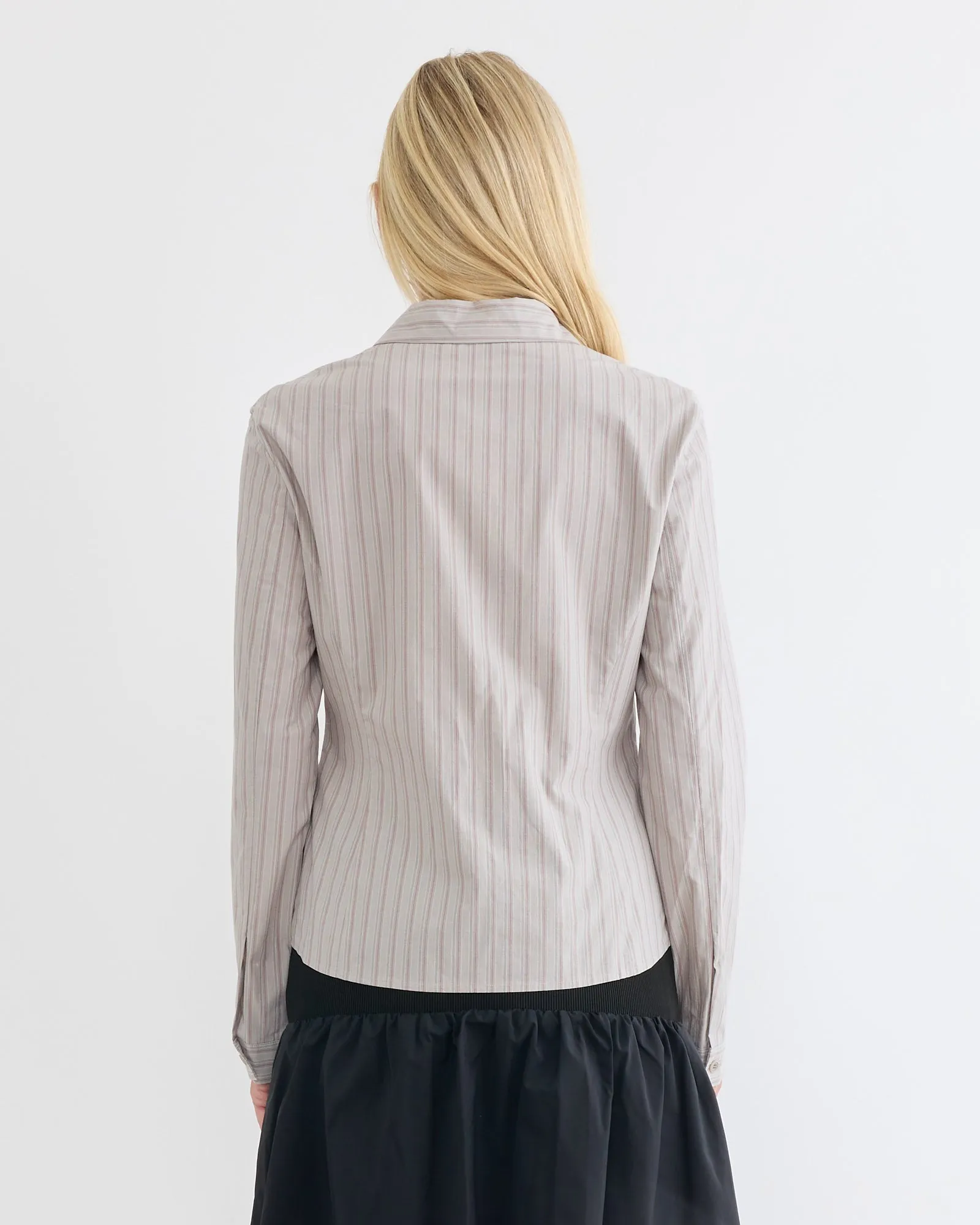 Stripe Shirt in Grey sold by Mohawk General Store product image thumbnail 2