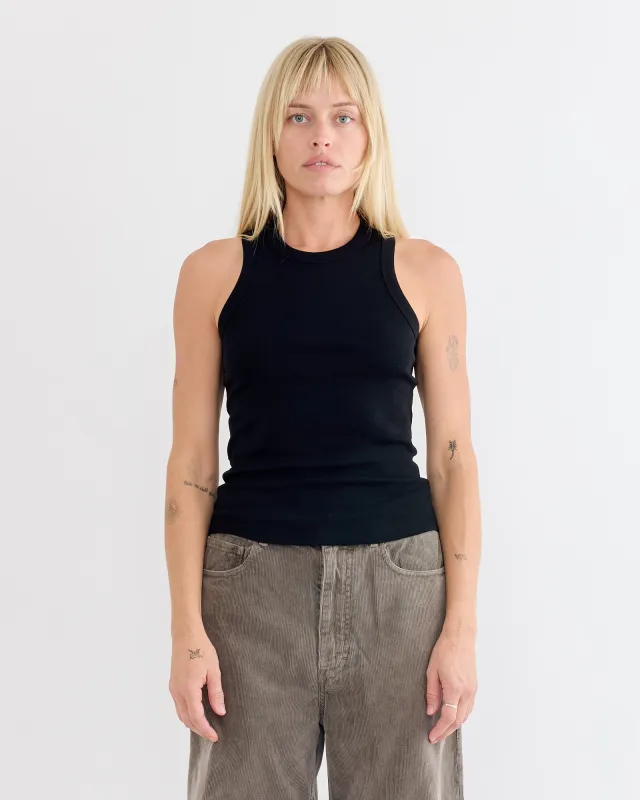 Hannah Tank in Black sold by Mohawk General Store