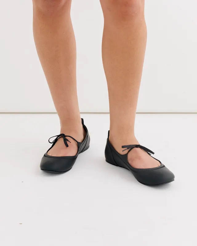 Zora Rubber Ballet in Black sold by Mohawk General Store