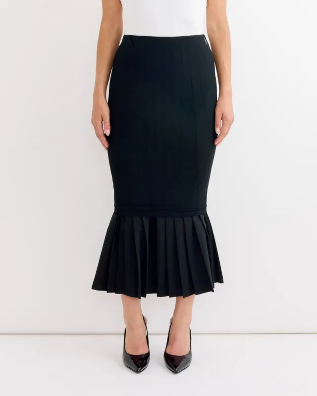 Long Skirt IN Black sold by Mohawk General Store