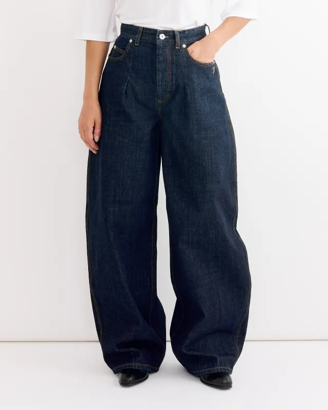 Le De-Nimes Ovalo Pant in Dark Navy sold by Mohawk General Store