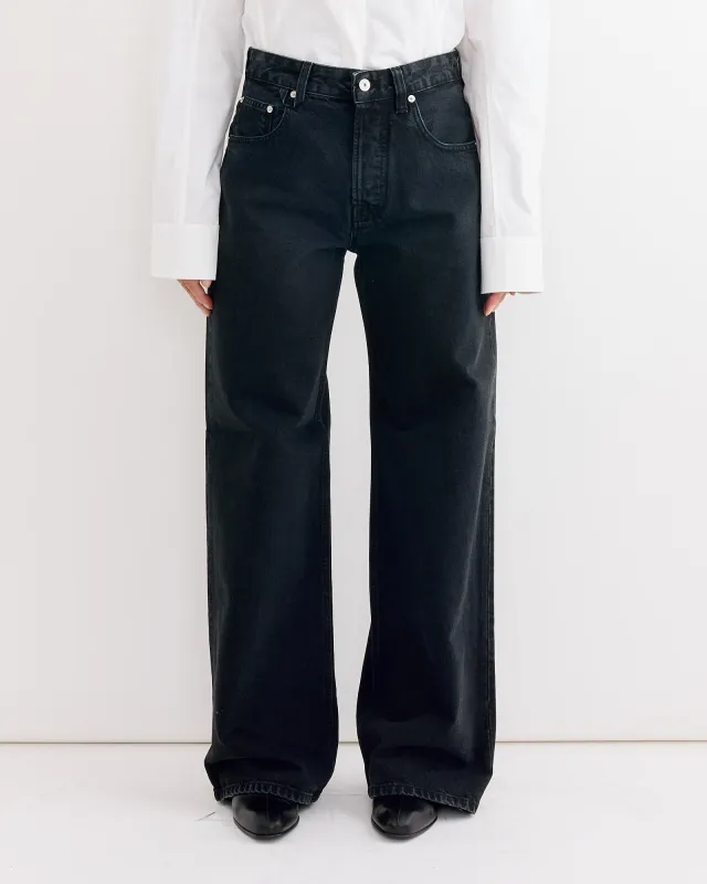 Le De-Nimes Large Pant in Black sold by Mohawk General Store