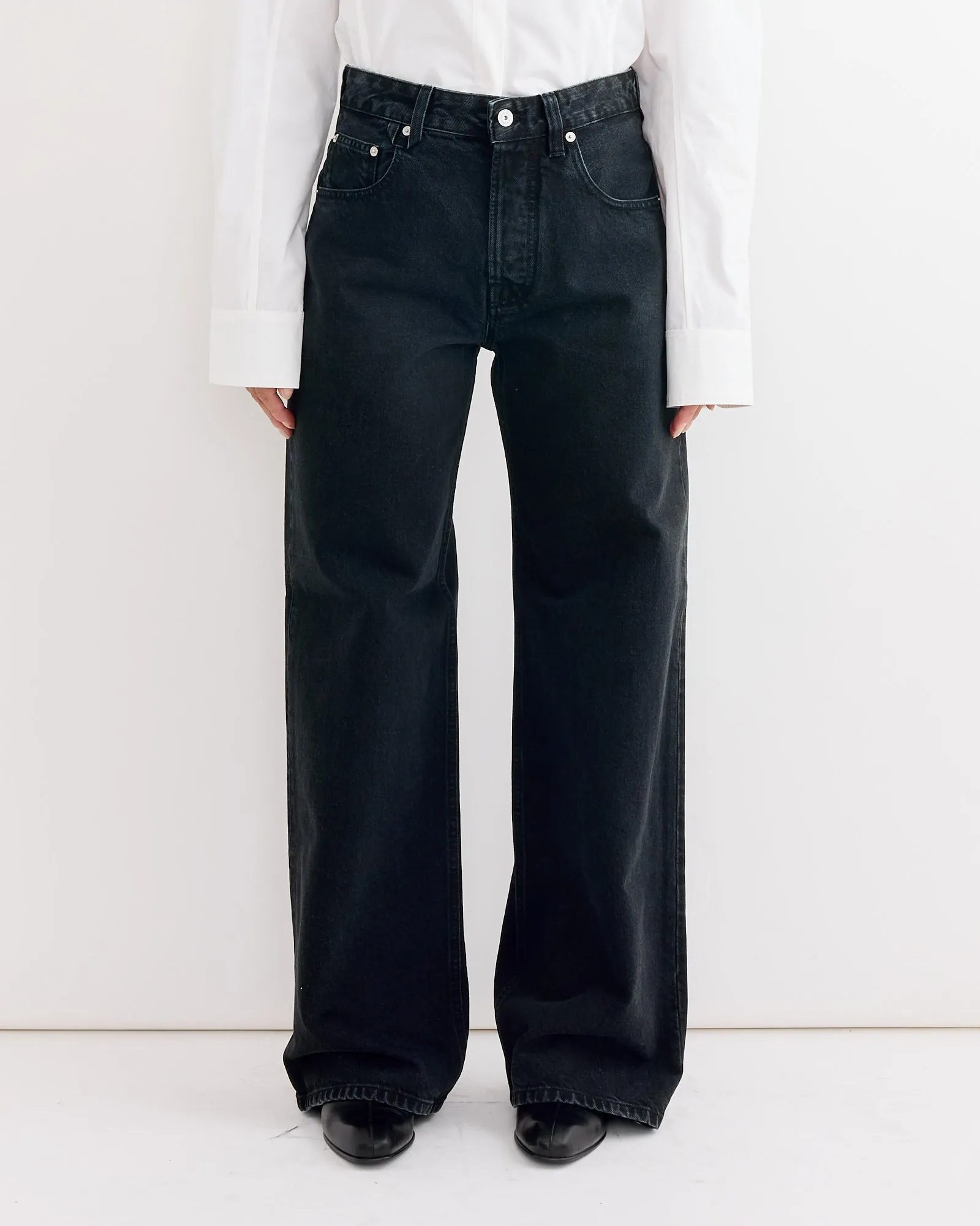 Le De-Nimes Large Pant in Black sold by Mohawk General Store