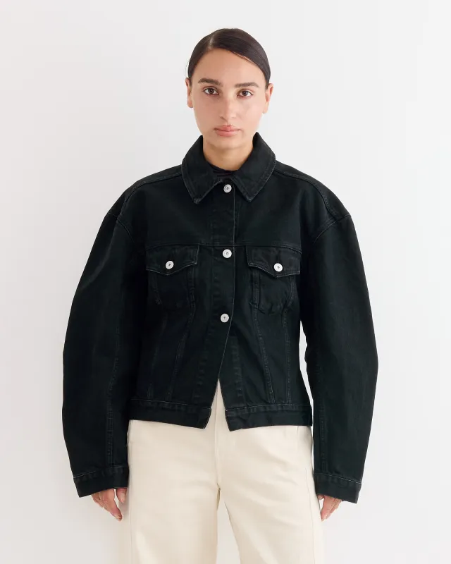 La Veste De-Nimes Jacket in Black sold by Mohawk General Store