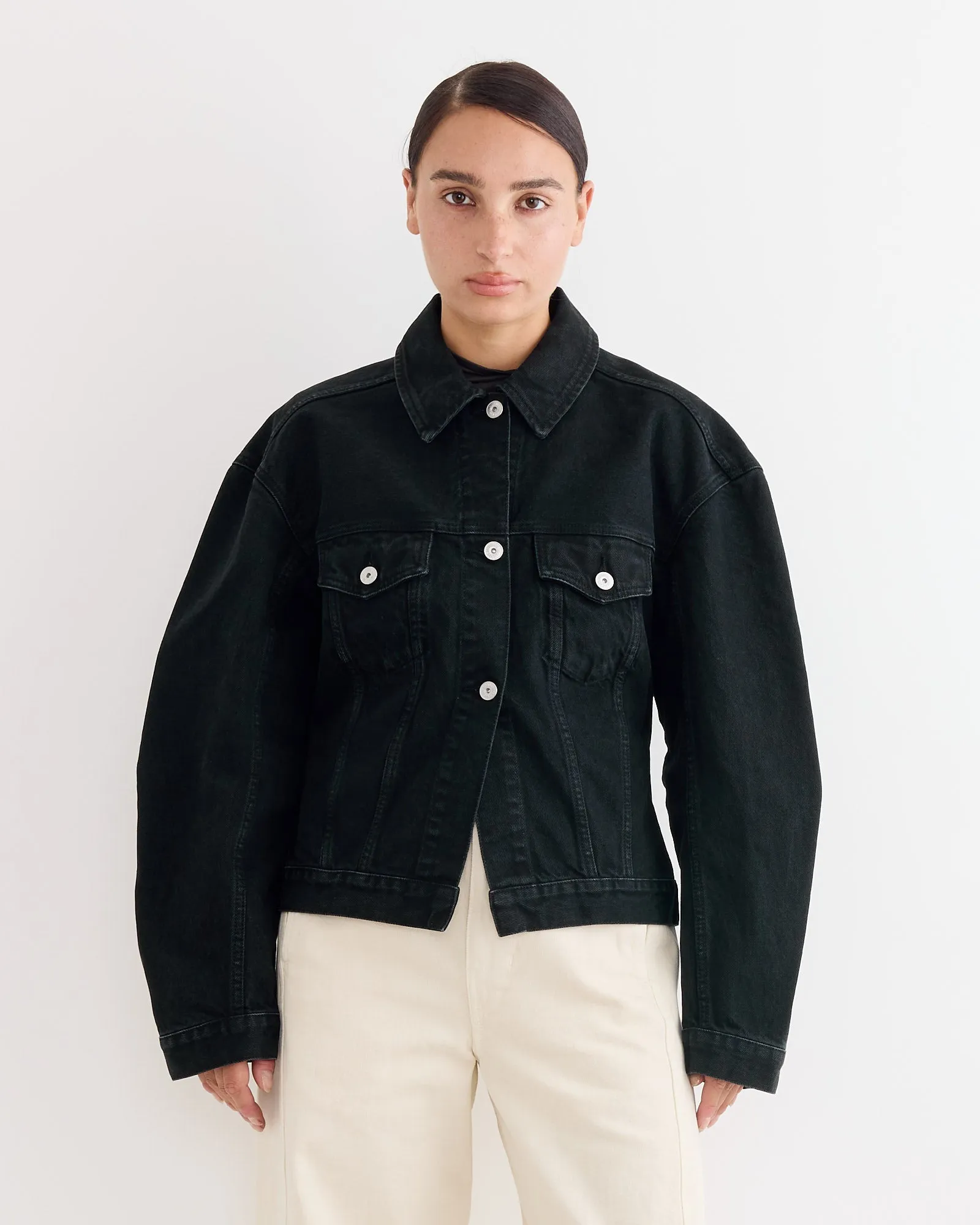 La Veste De-Nimes Jacket in Black sold by Mohawk General Store