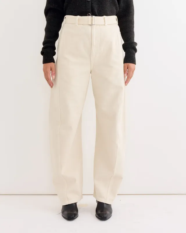 Twisted Belted Pant in Snow Clay sold by Mohawk General Store