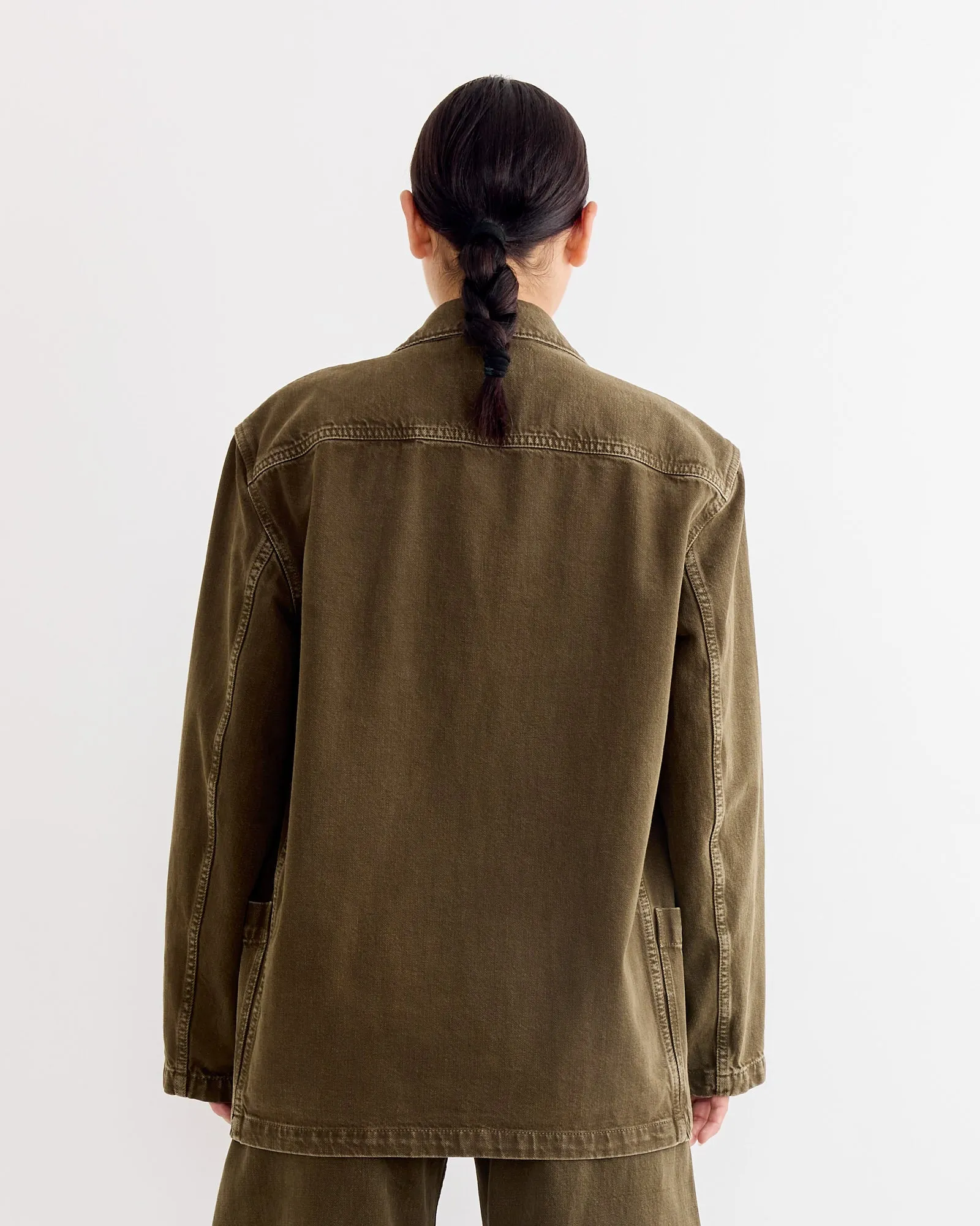 Workwear Blazer in Moss Green sold by Mohawk General Store product image thumbnail 3