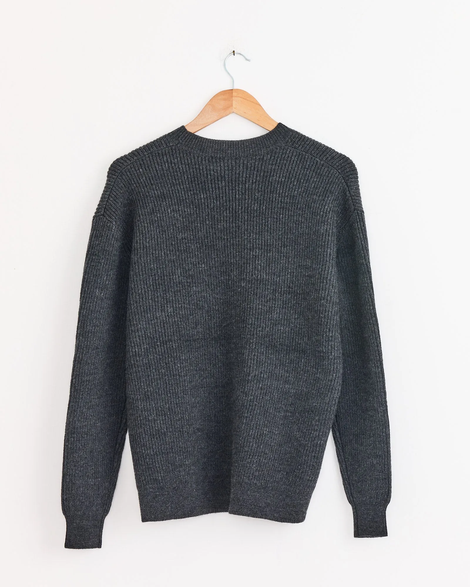 Split Front Easy Pullover in Dark Heather Grey sold by Mohawk General Store product image thumbnail 3