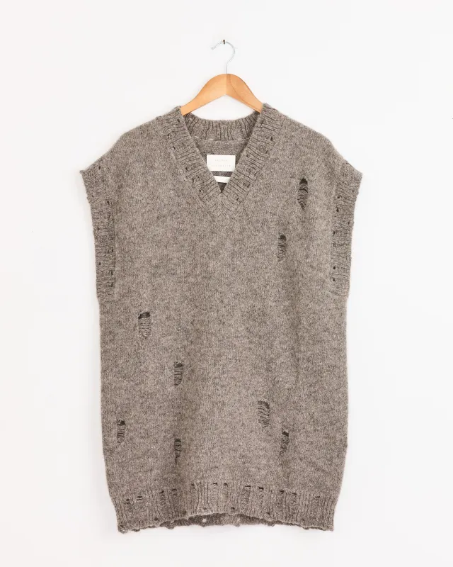 Distressed Vest in Rock sold by Mohawk General Store