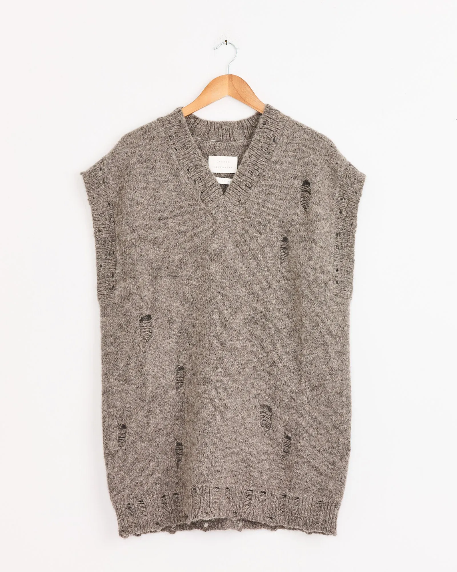 Distressed Vest in Rock sold by Mohawk General Store