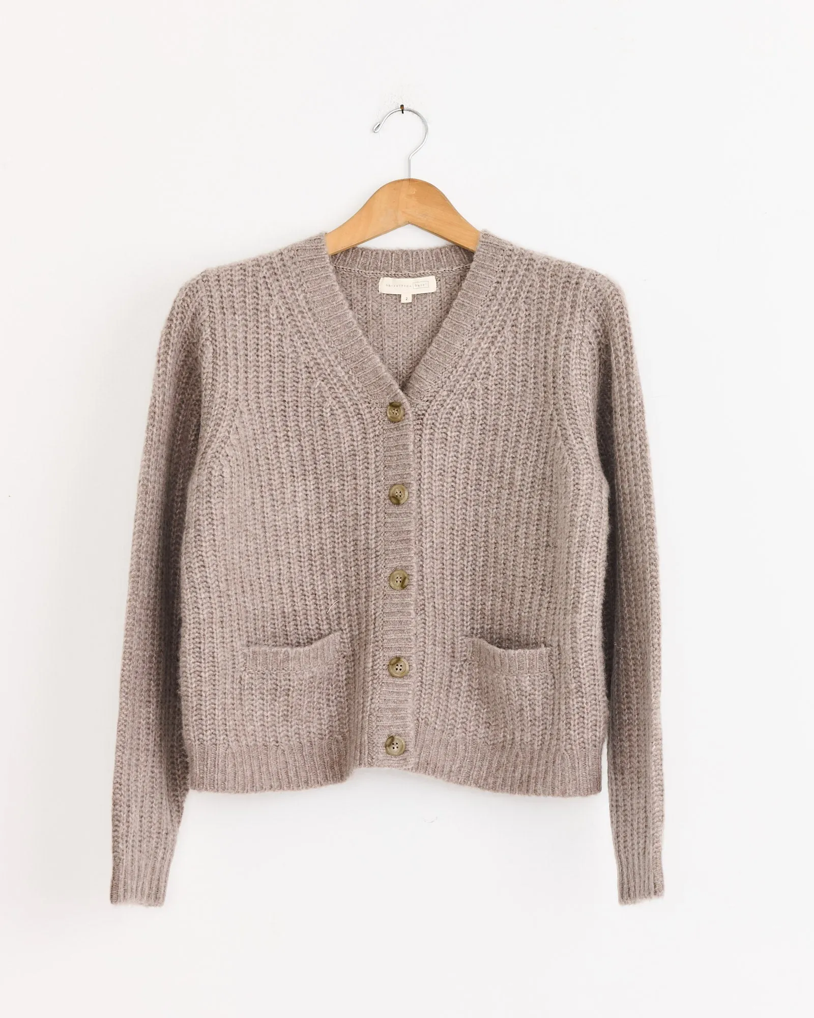 Cashmere Alden Cardigan in Mink sold by Mohawk General Store