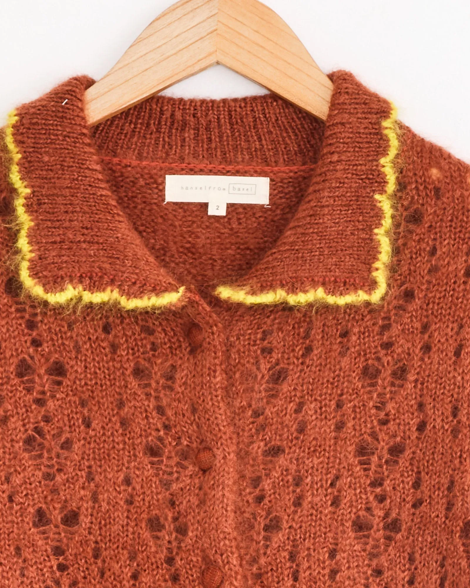 Ahmi Cardigan in Terracotta sold by Mohawk General Store product image thumbnail 2