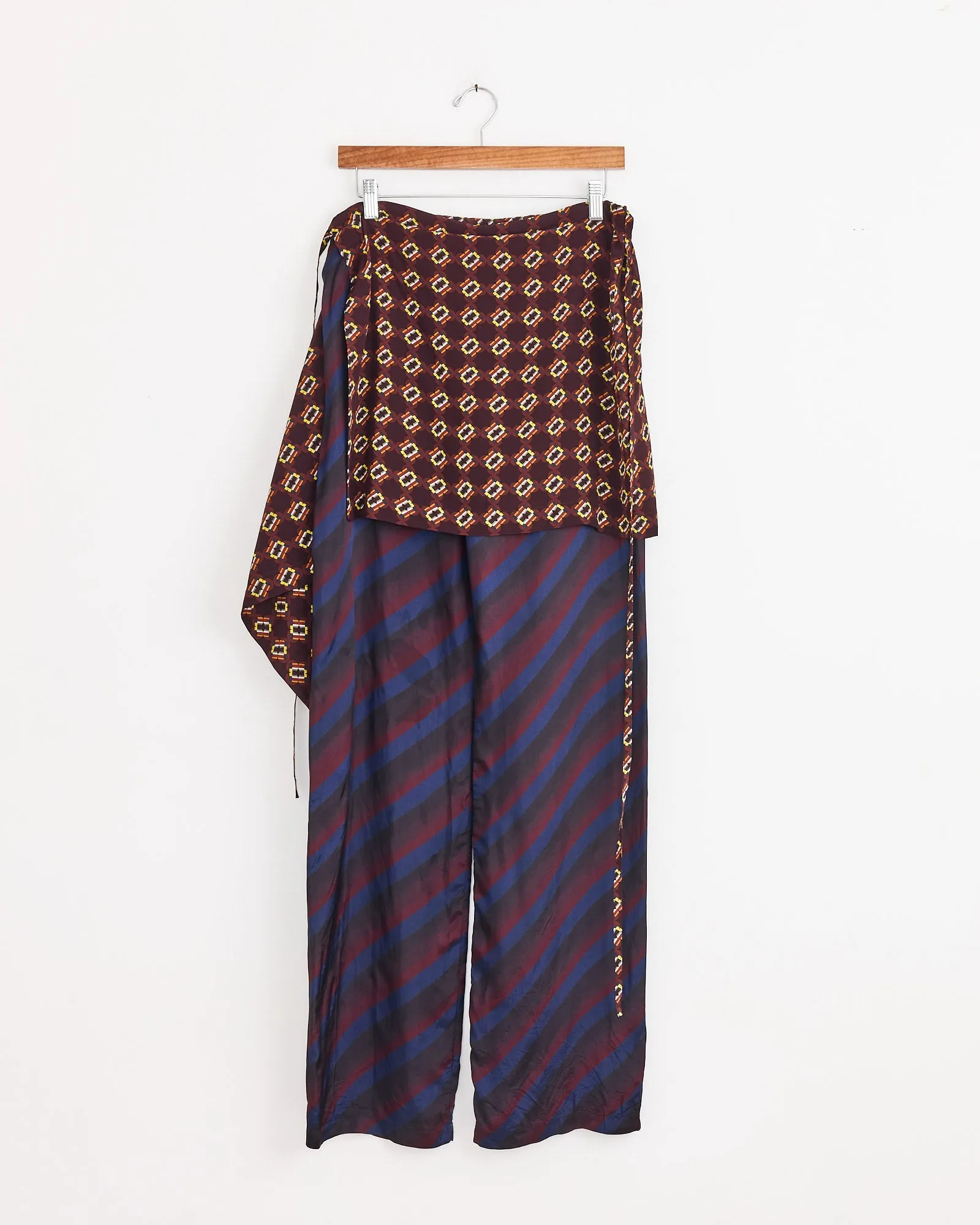 Printed Skirt Pants in Navy sold by Mohawk General Store