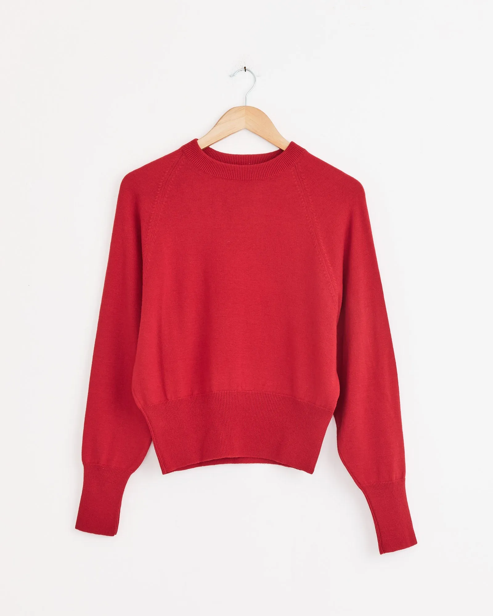 Single Wool Sweater in Red sold by Mohawk General Store product image thumbnail 3