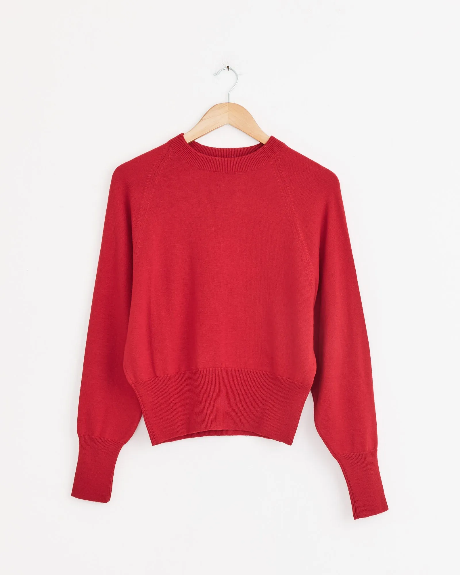 Single Wool Sweater in Red sold by Mohawk General Store