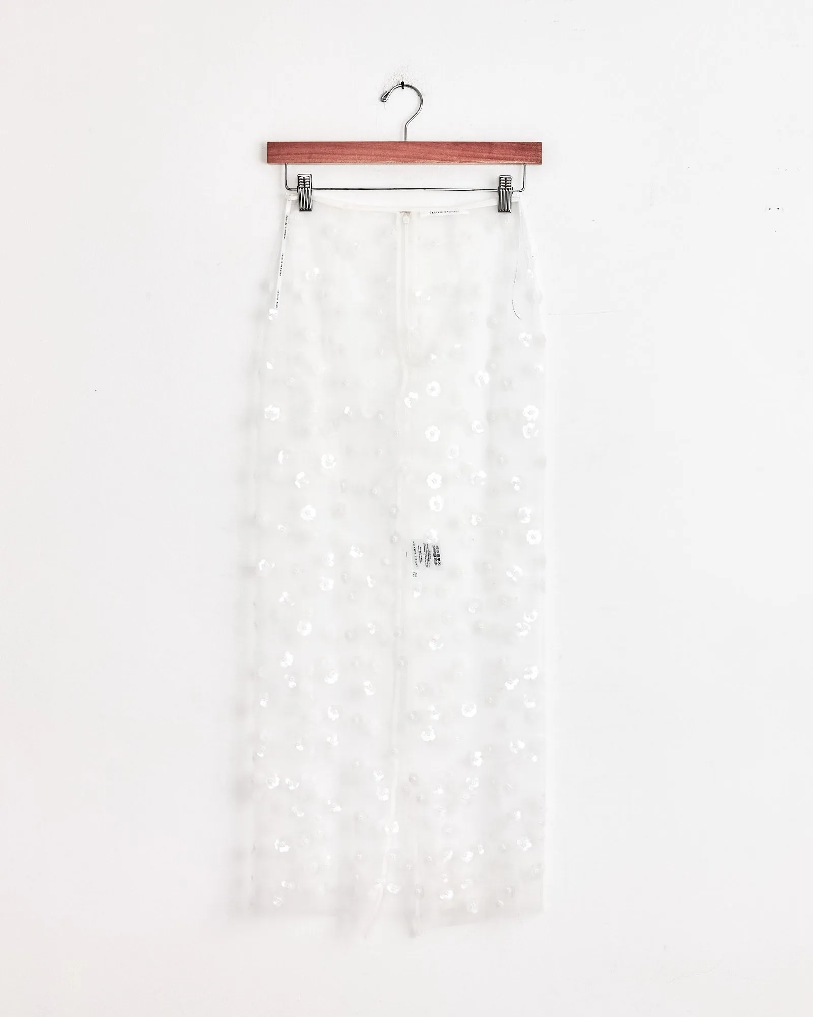 Gus Skirt in White Sequin sold by Mohawk General Store