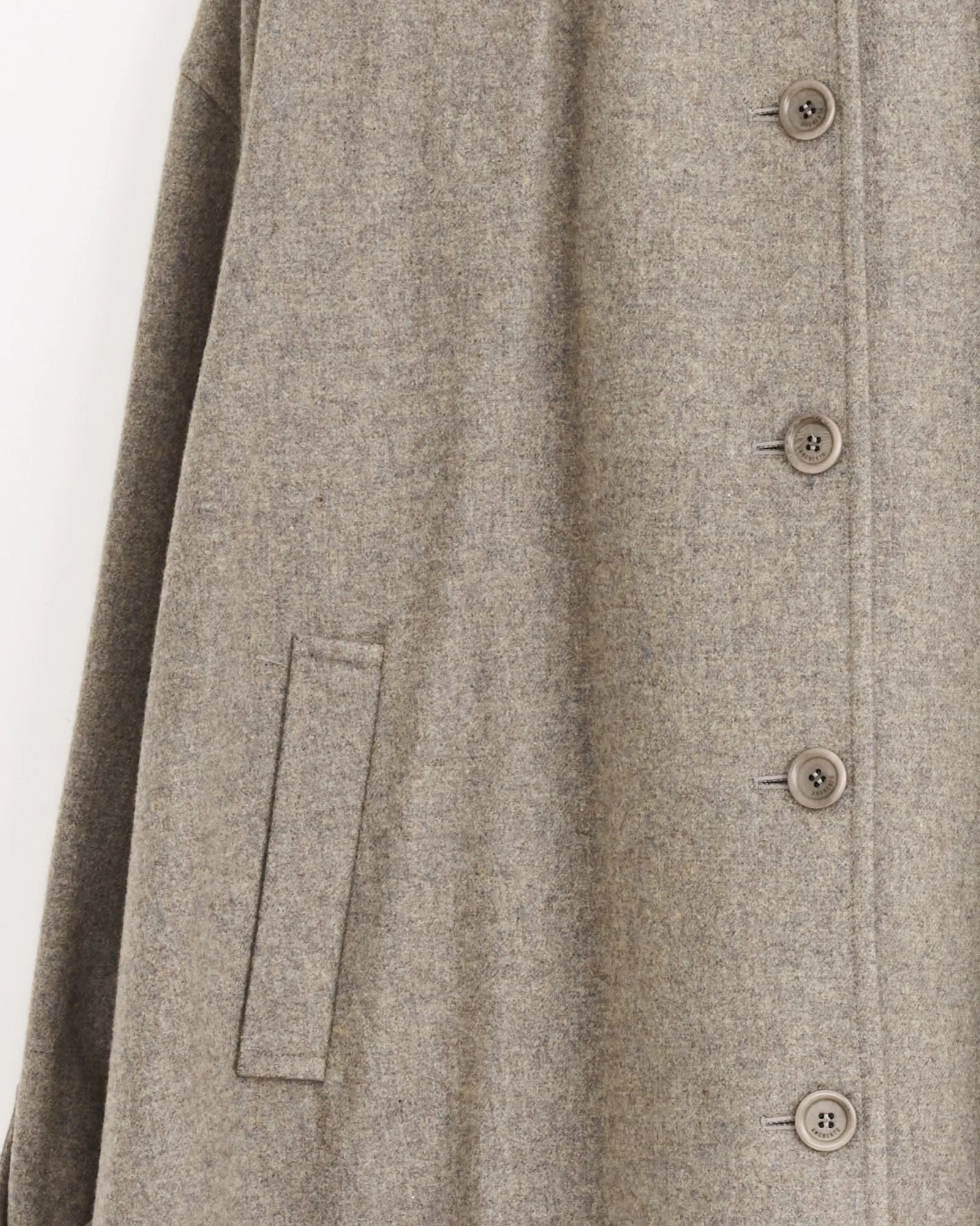 Shirring Coat in Grey Blue sold by Mohawk General Store product image thumbnail 2