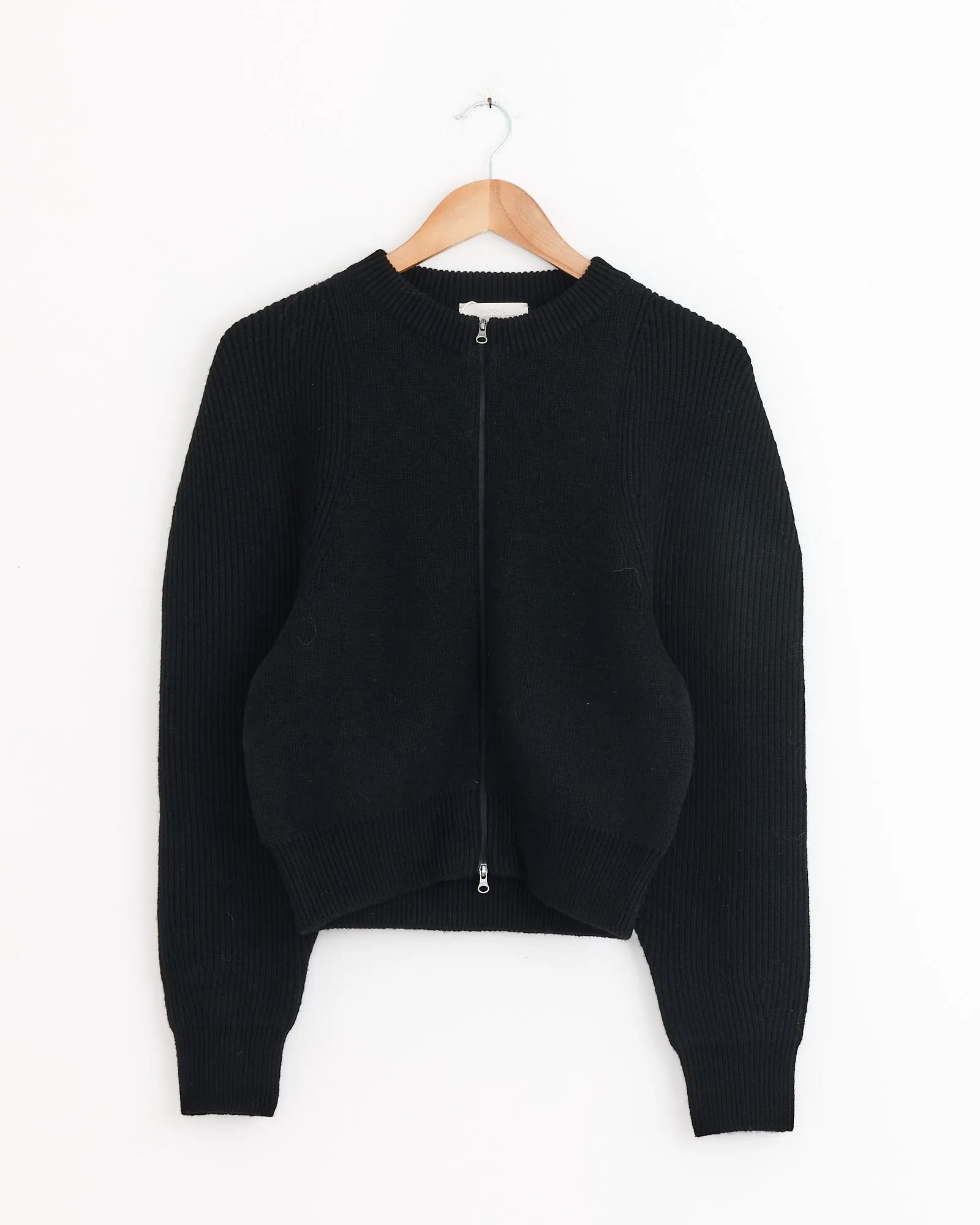 Cut Out Rounded Cardigan in Black sold by Mohawk General Store