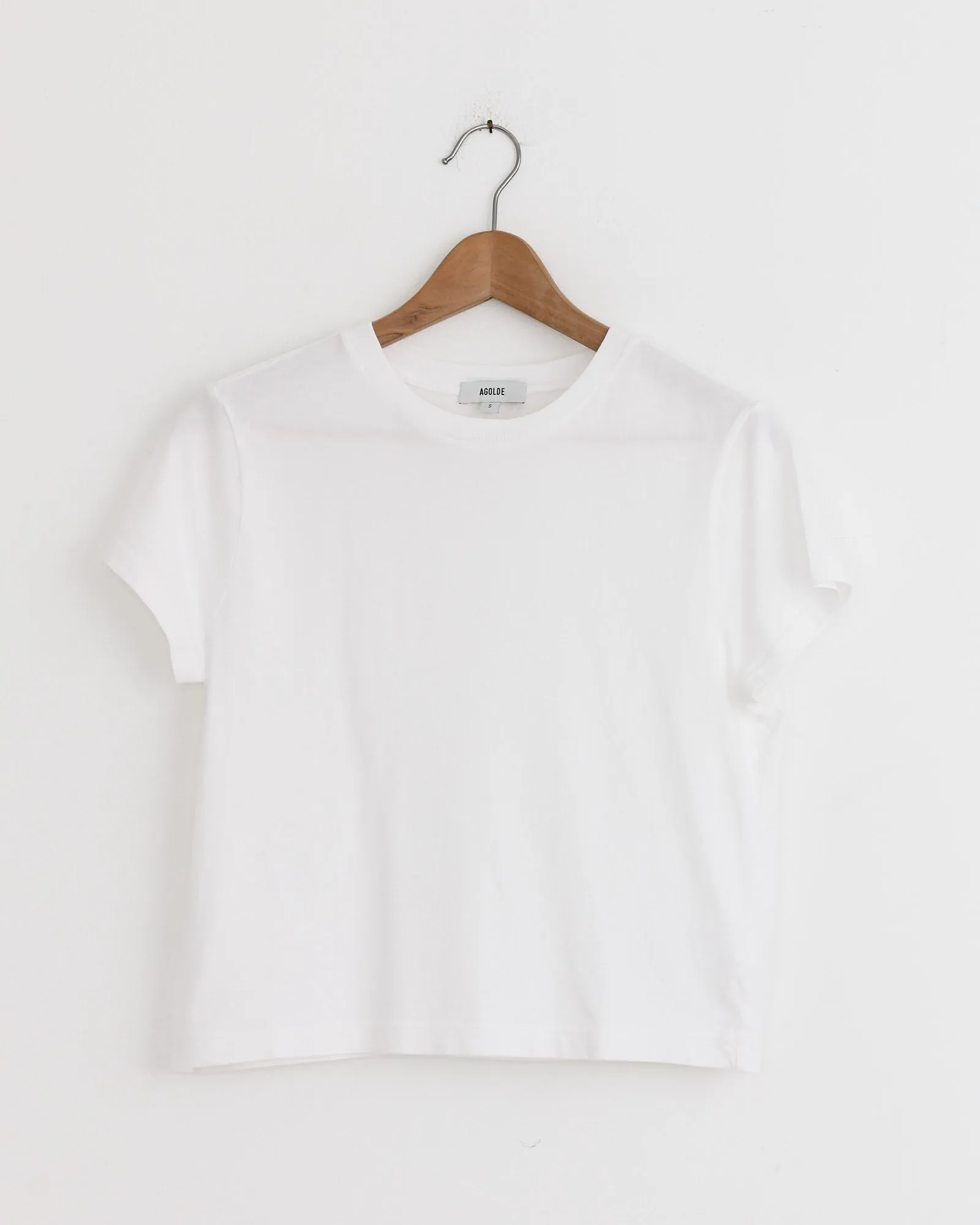 Adine Shrunken Tee in White sold by Mohawk General Store