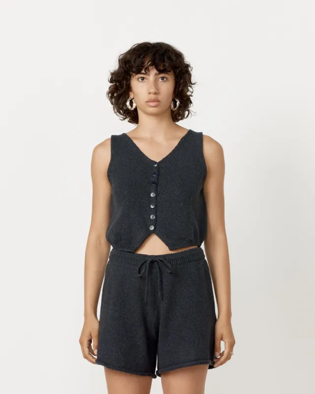 Heather Cotton Waistcoat sold by Mohawk General Store