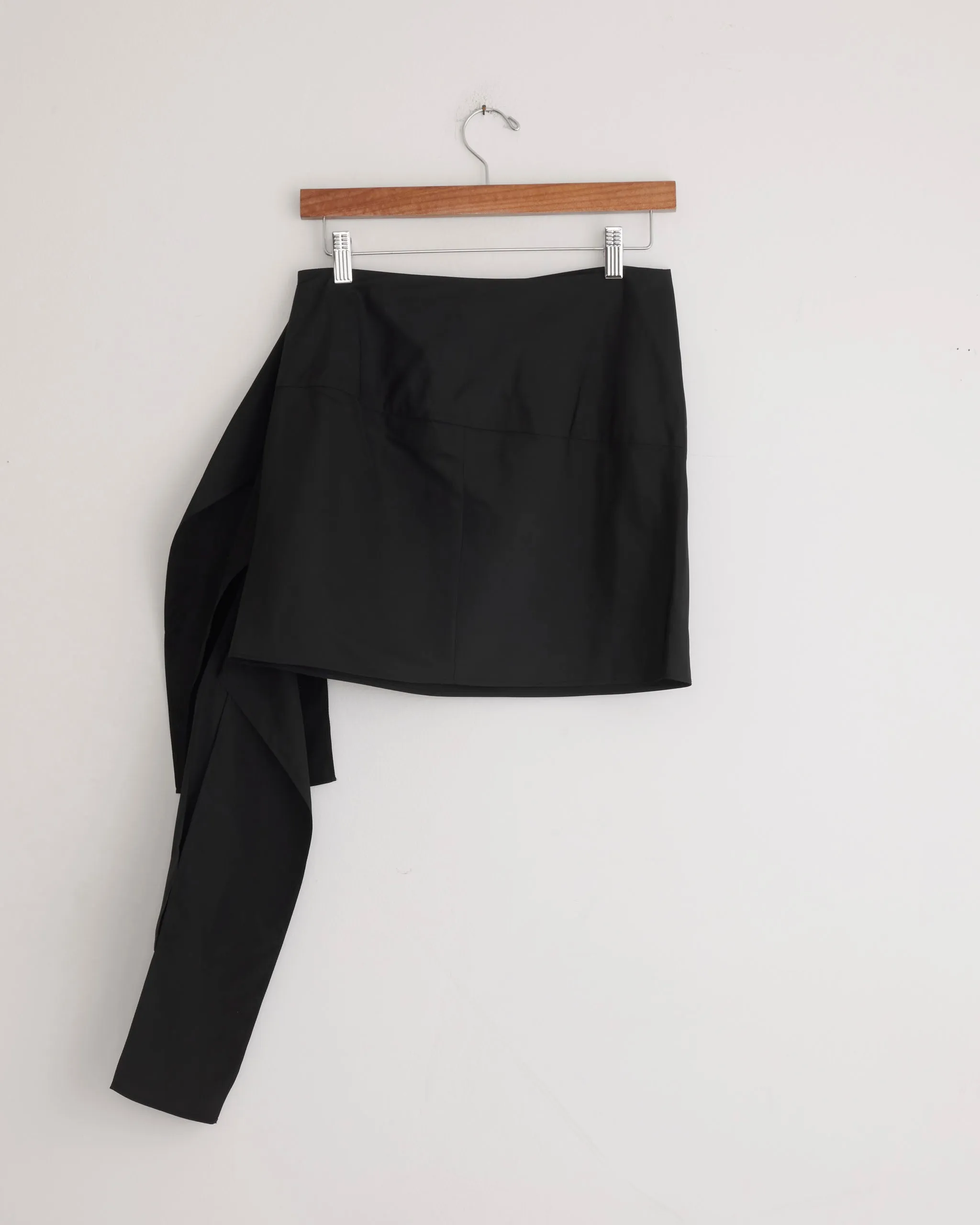 Italian Sporty Ribbon Mini Skirt in Black sold by Mohawk General Store product image thumbnail 2