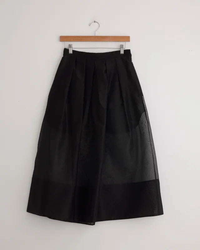 Organza Full Skirt in Black sold by Mohawk General Store