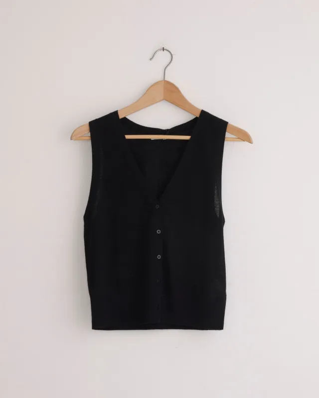 Oupa Vest in Black sold by Mohawk General Store
