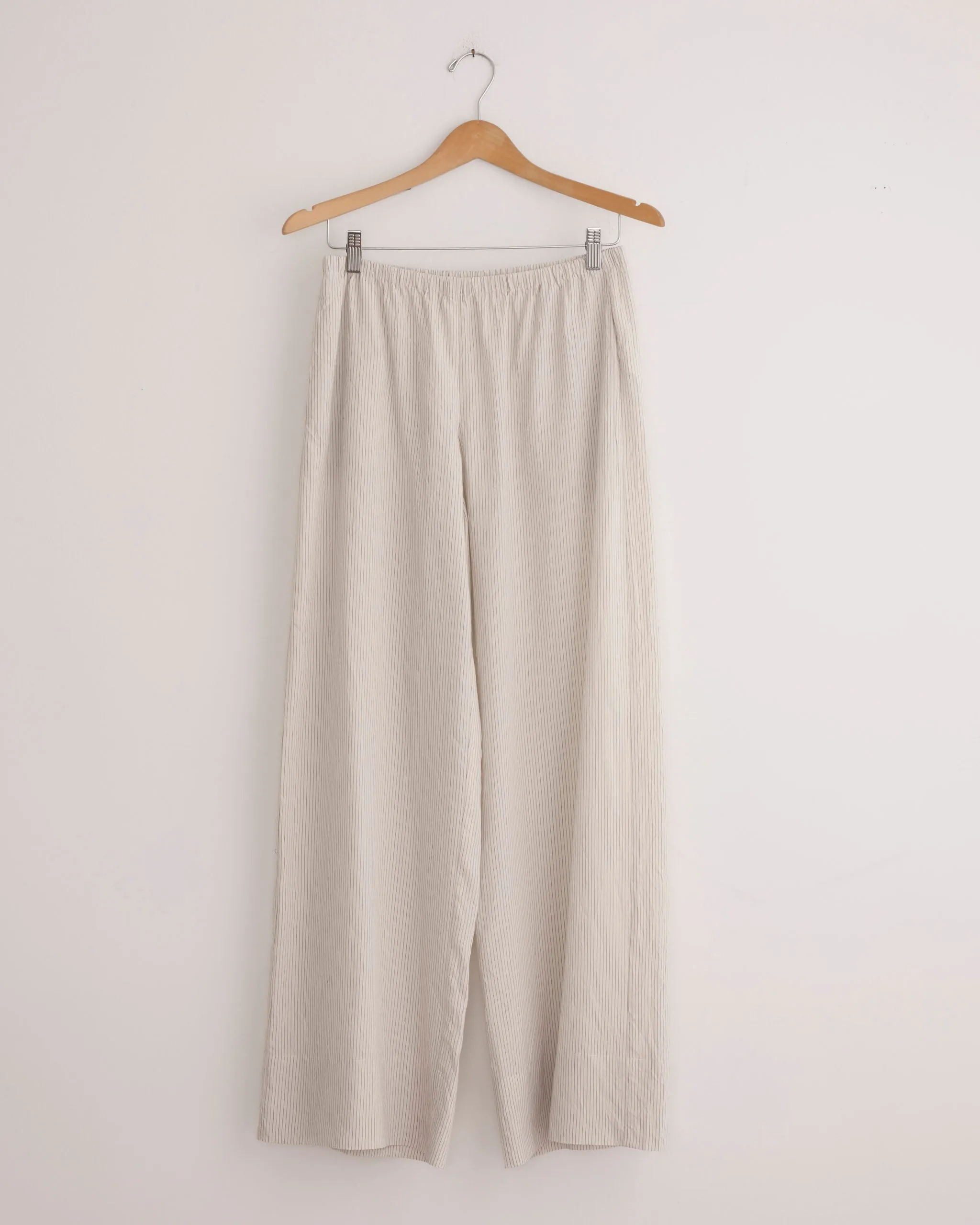 Relaxed Crushed Pant in Petite Pinstripe sold by Mohawk General Store