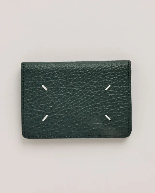 Card Holder Slim 2 in Bottle Green sold by Mohawk General Store